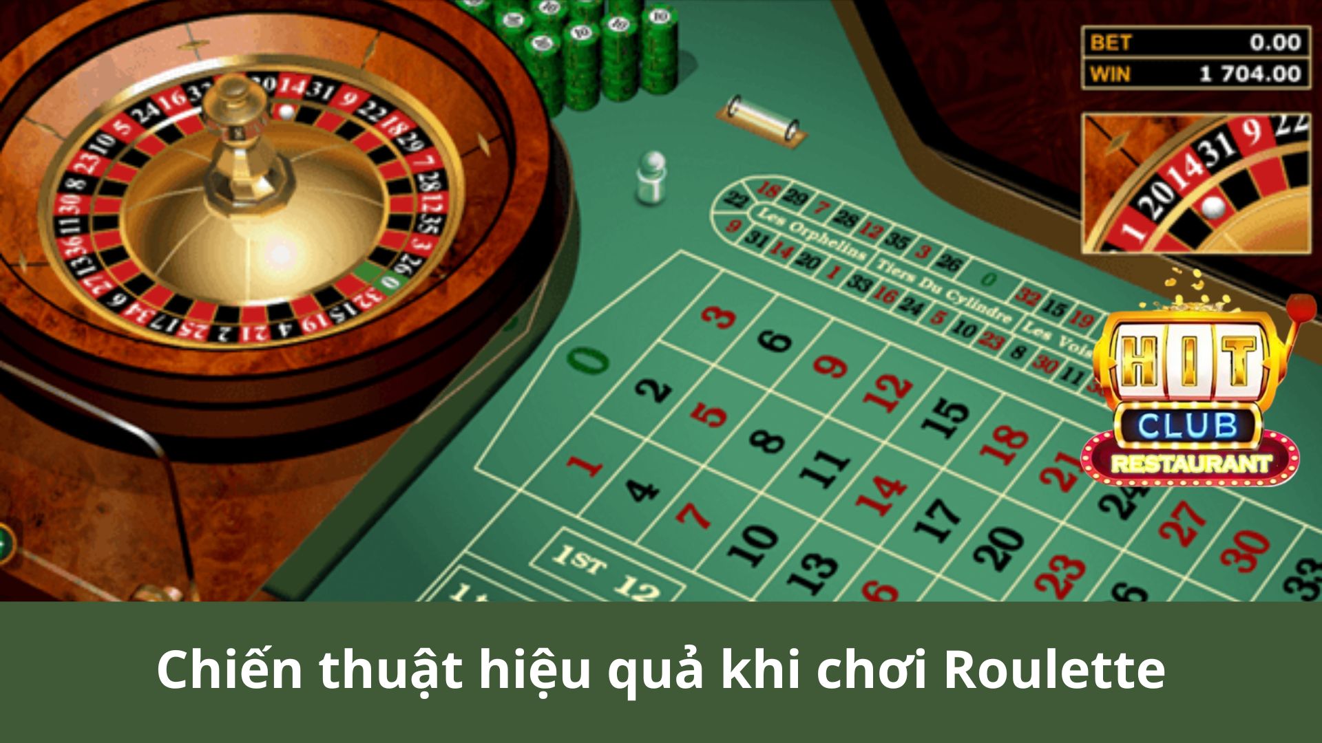 Chiến thuật hiệu quả khi chơi Roulette