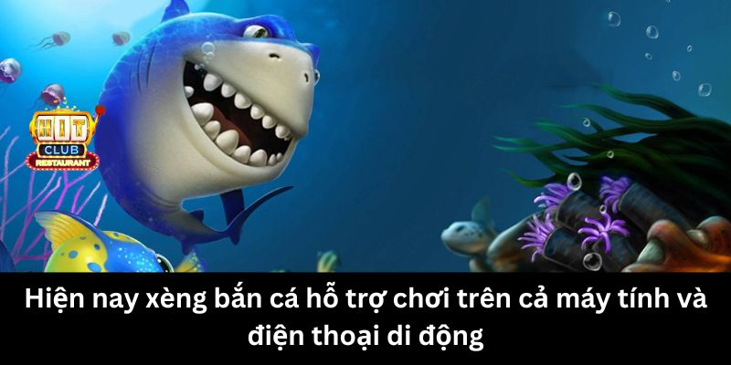 Hiện nay xèng bắn cá hỗ trợ chơi trên cả máy tính và điện thoại di động